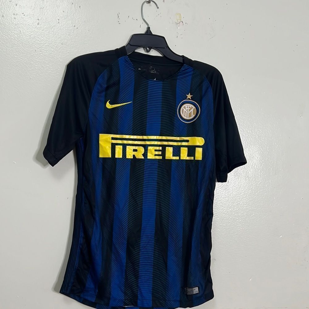 INTER MILAN 2016 SOCCER FOOTBALL FIRELLI SPORTS TOP SIZE S
